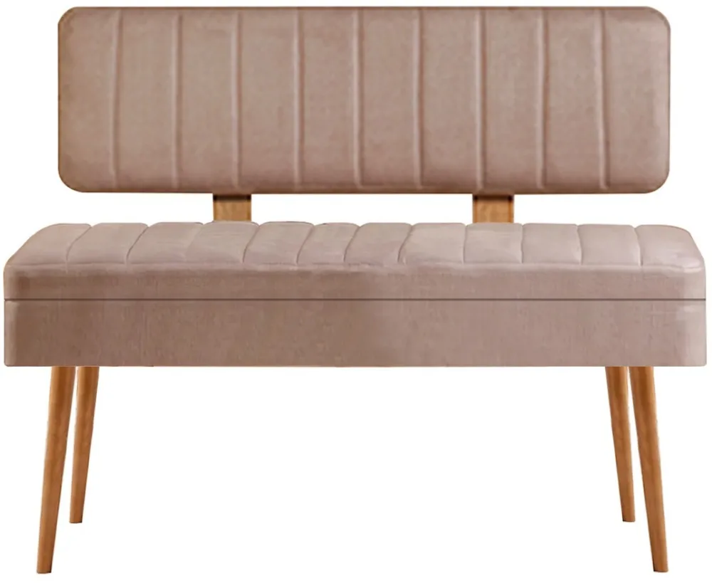 Bancă Hanah Home Vina 0900 - 1 - Stone, Atlantic, Pin Atlantic / Piatră