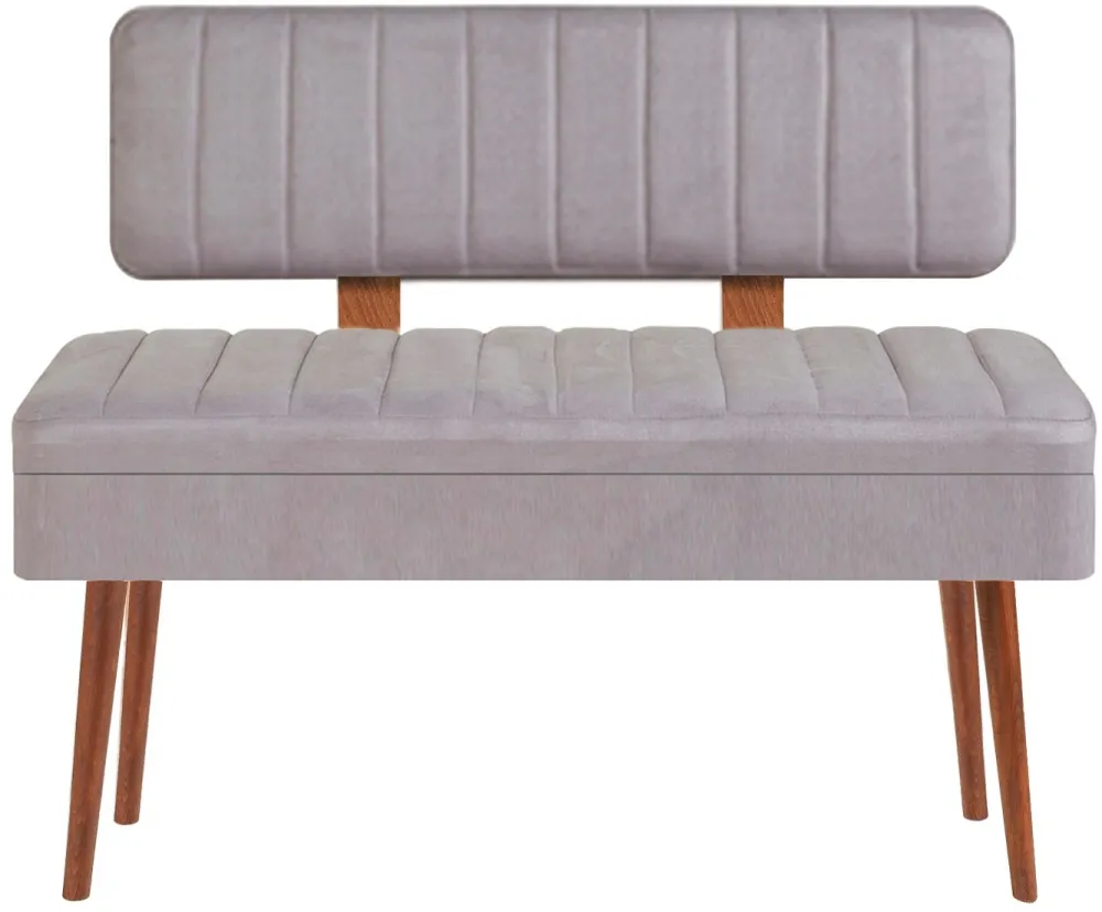 Bancă Hanah Home Vina 0701 - 1, Nuc / Gri