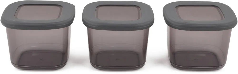 Set cutii de depozitare (3 piese) Hermia BNMPOLYAS03-05, Antracit