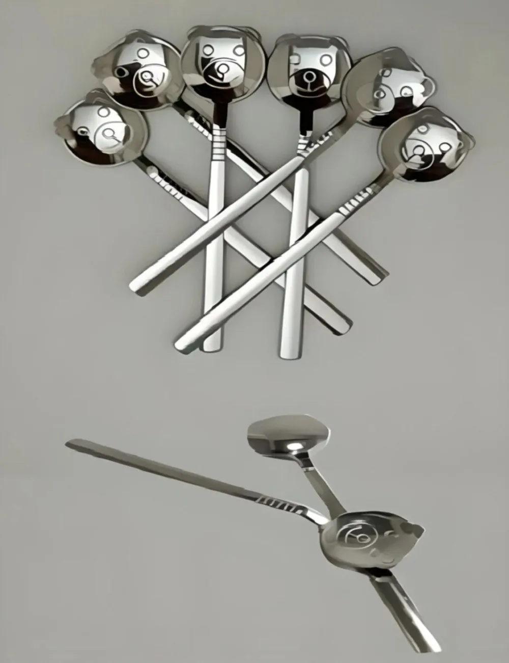 Set linguri (6 piese) Hermia d95, Argintiu