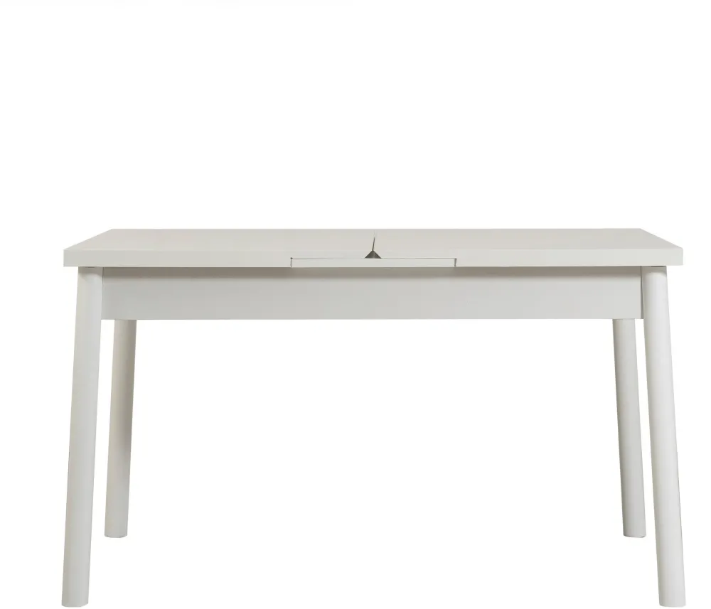 Masă de dining extensibilă Hanah Home Santiago Masa White, Alb