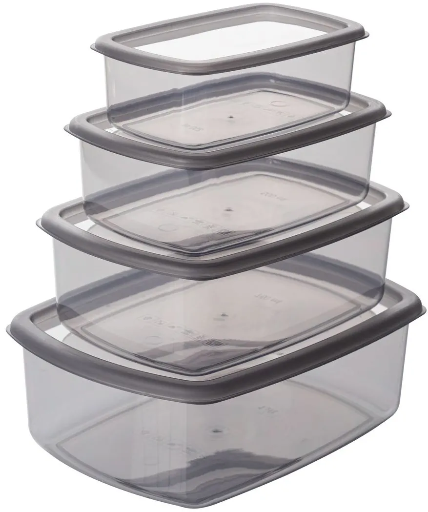 Set cutii de depozitare (16 piese) Hermia SYBOX16LIKRSK, Antracit