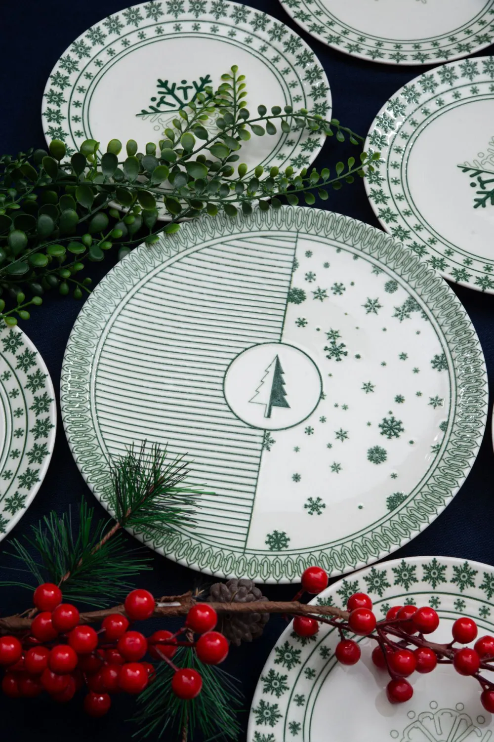 Set farfurii desert (7 piese) Hermia Camagaci 7, Multicolor