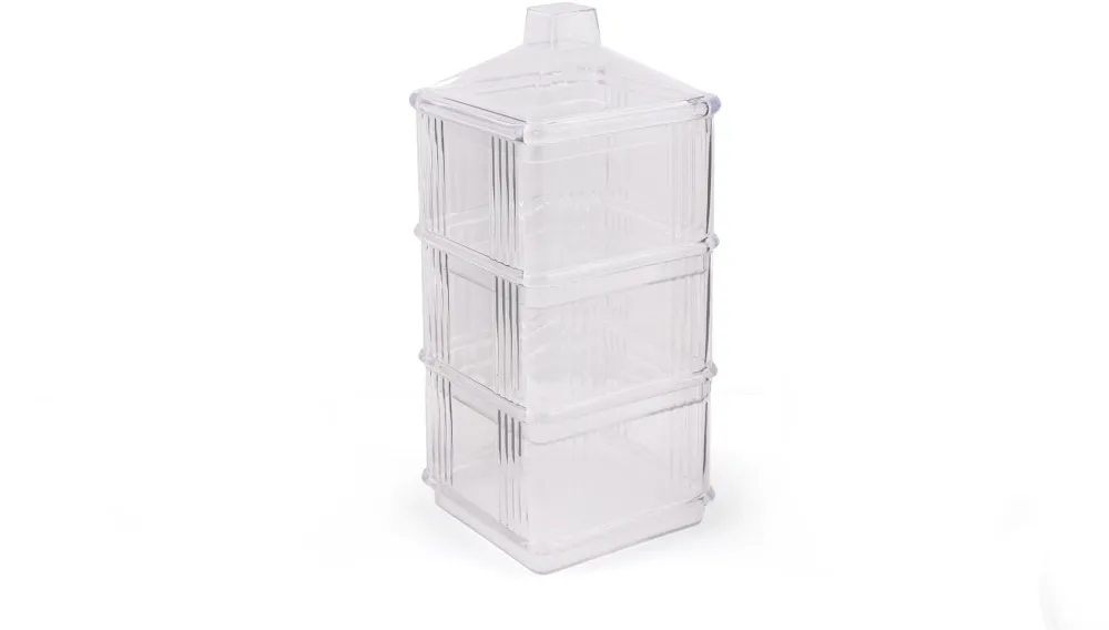 Set cutii de depozitare (6 piese) Hermia Kareakrlk - 6, Transparent