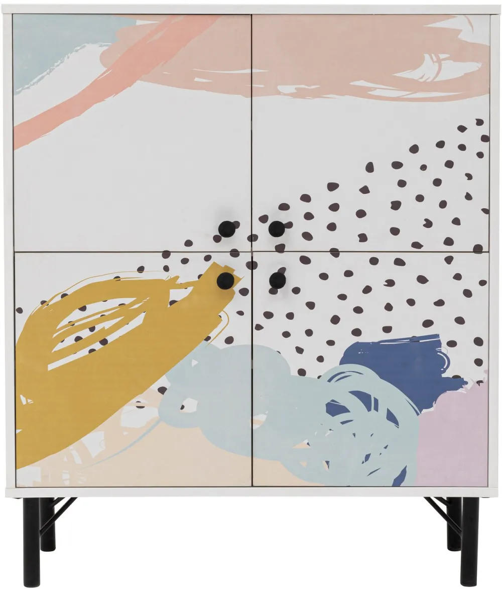 Dulap multifuncțional Hanah Home Multilüx Dot, Multicolor