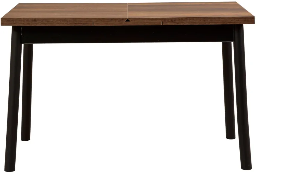Masă de dining extensibilă Hanah Home Oliver Open - Barok Black, Negru