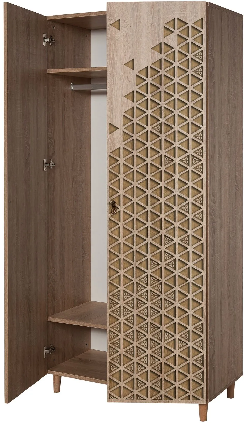 Dulap Hanah Home Stil - 120, Stejar Sonoma