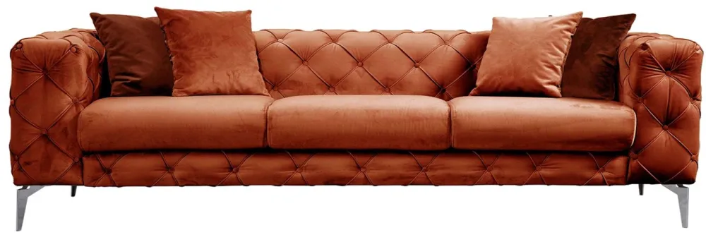 Canapea 3 locuri Atelier Del Sofa Como, Portocaliu