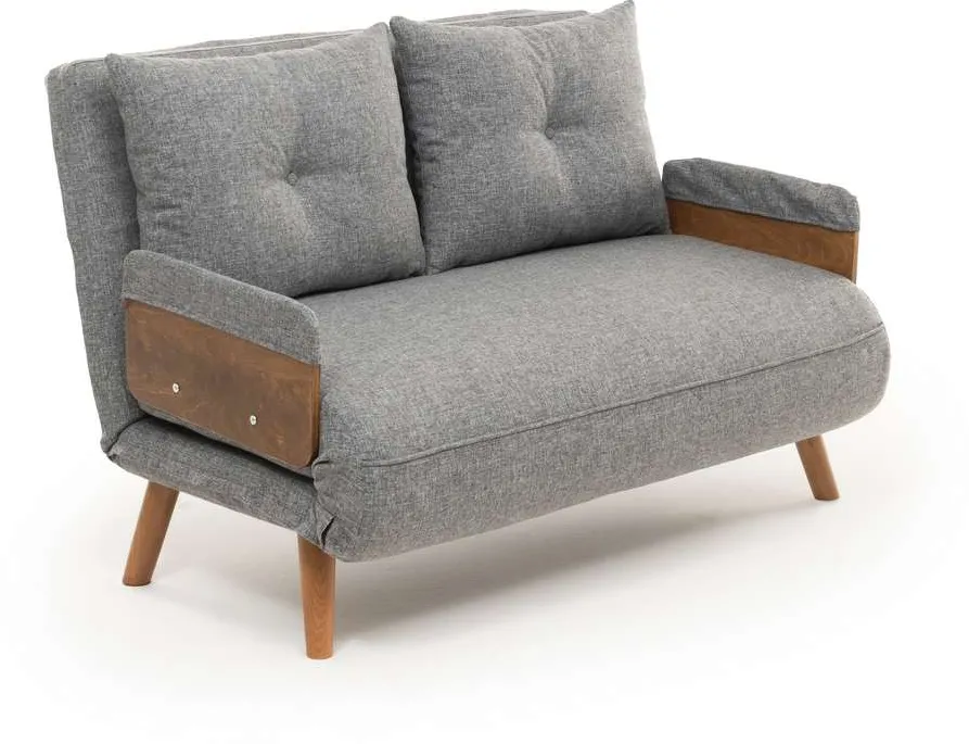 Canapea extensibilă 2 locuri Atelier Del Sofa Cosmo 2-Seater, Gri deschis
