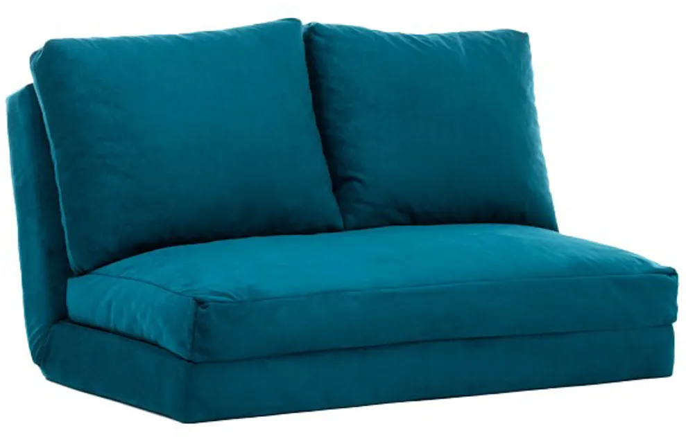Canapea extensibilă 2 locuri Atelier Del Sofa Taida, Verde petrol