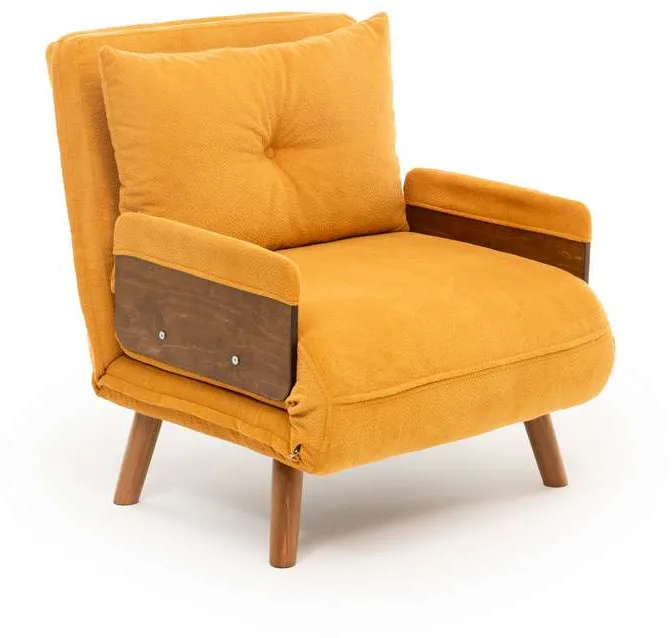 Canapea extensibilă 1 loc Atelier Del Sofa Cosmo Single - Bohemian Mustard, Muștar
