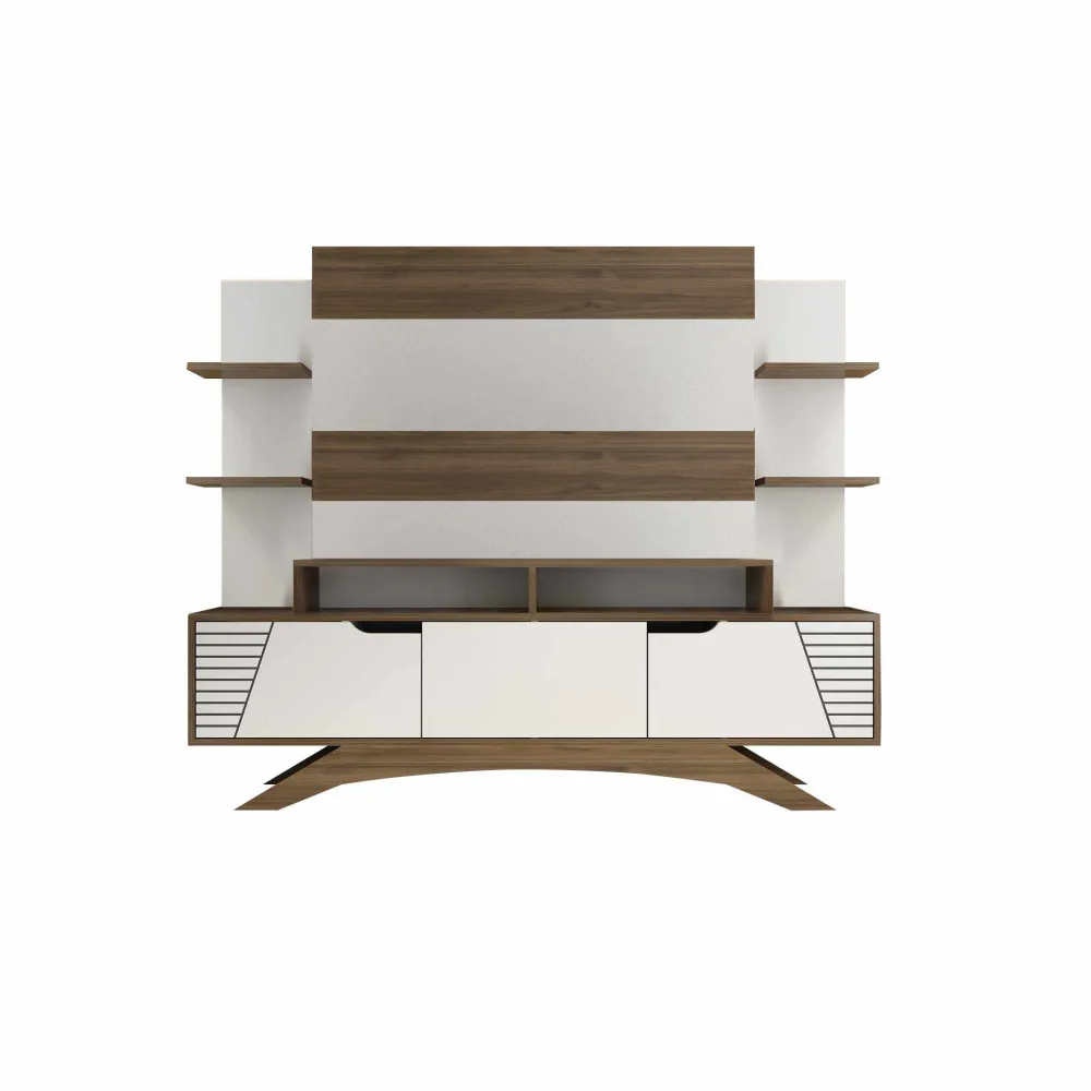 Ansamblu TV Hanah Home Deparo, Nuc / Alb