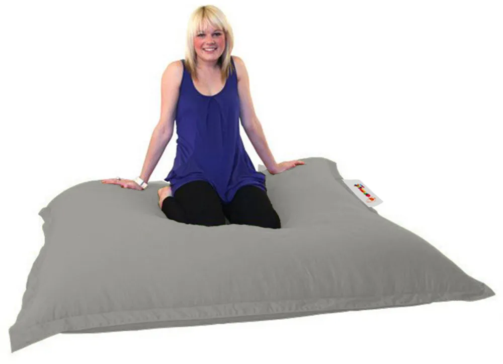 Fotoliu puf de grădină (bean bag) Atelier Del Sofa Cushion Pouf 100x100, Fumuriu