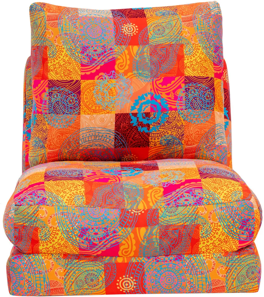 Canapea extensibilă 1 loc Atelier Del Sofa Taida 1 - Seater - Patchwork, Multicolor