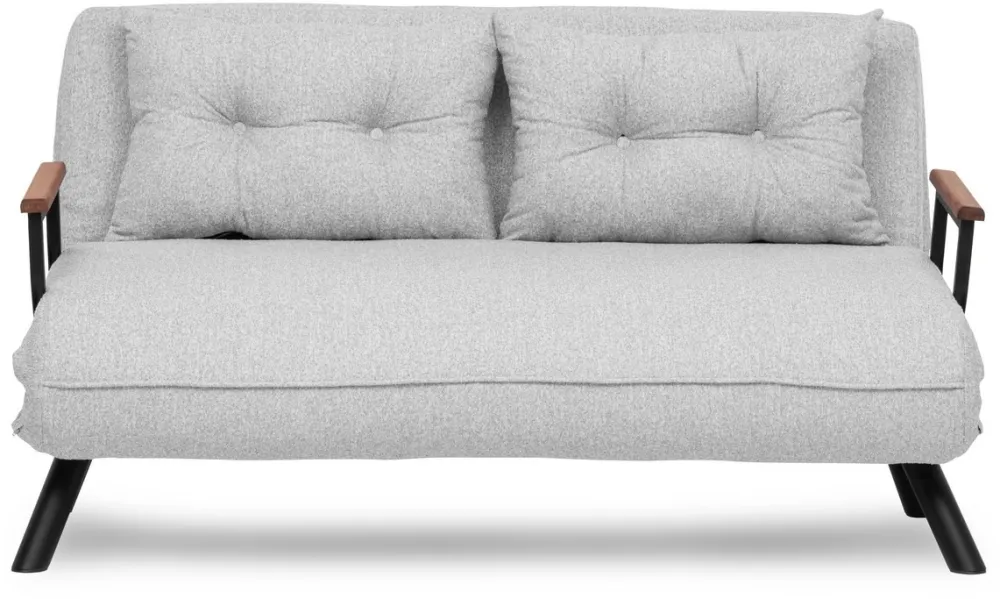Canapea extensibilă 2 locuri Atelier Del Sofa Sando 2-Seater - Teddy Fabric, Gri