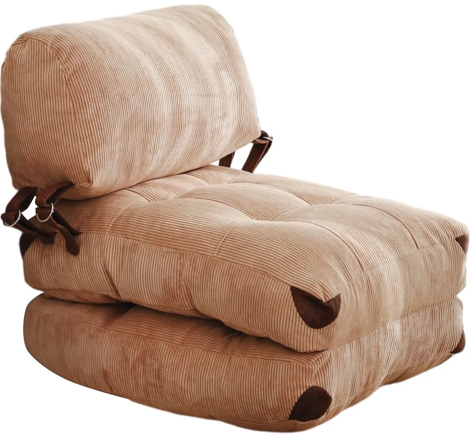 Canapea extensibilă 1 loc Atelier Del Sofa Fold Kadife, Cămilă