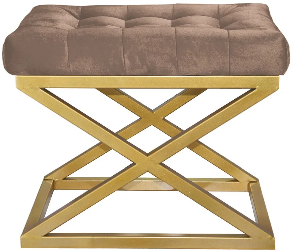 Puf Atelier Del Sofa Capraz, Auriu / Maro