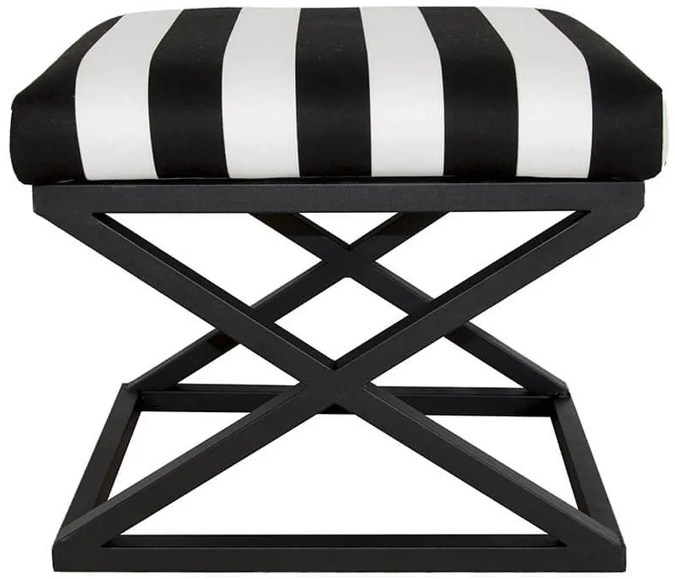 Puf Atelier Del Sofa Capraz, Negru / Alb