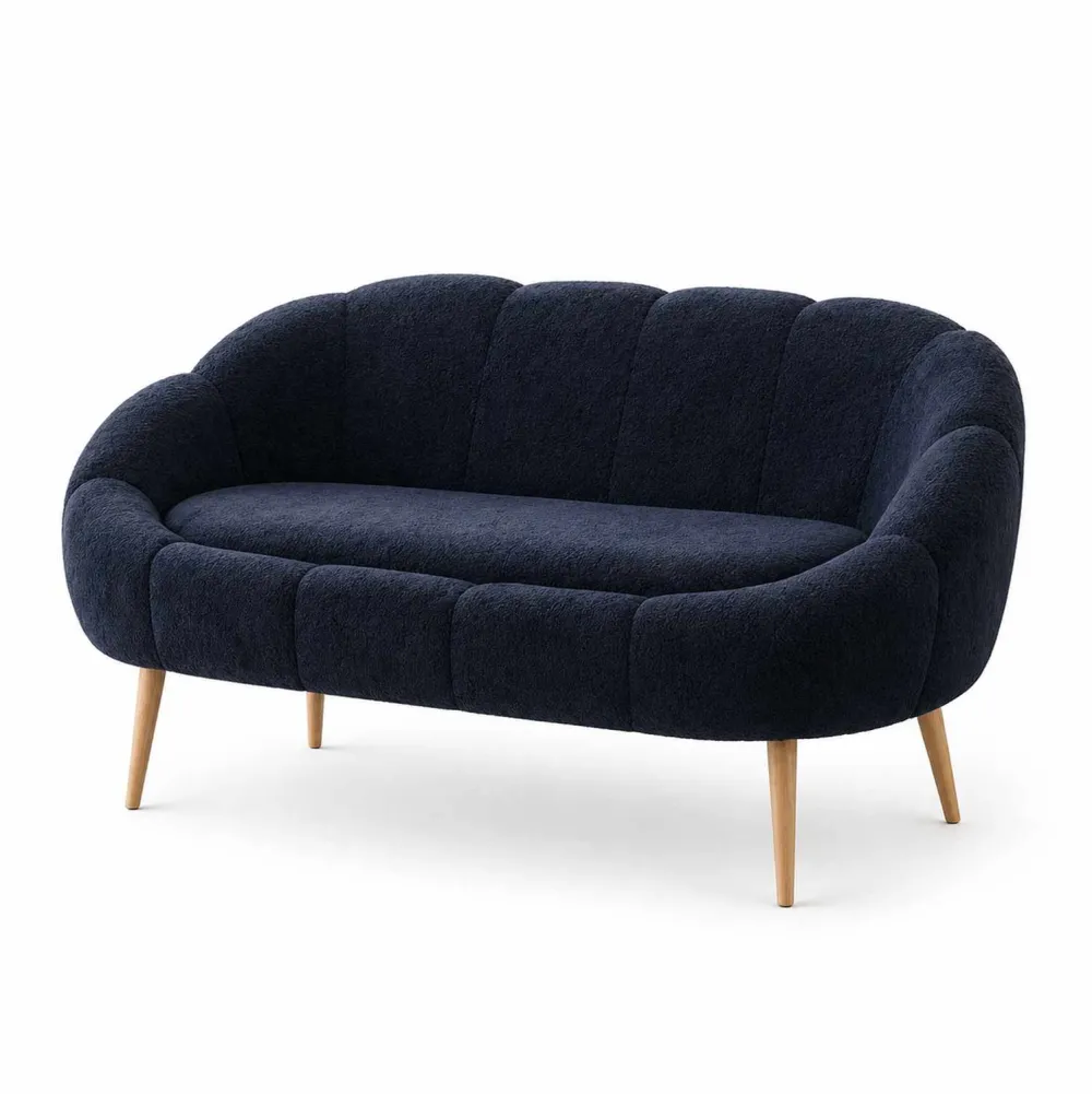 Canapea 2 locuri Atelier Del Sofa Lida, Antracit