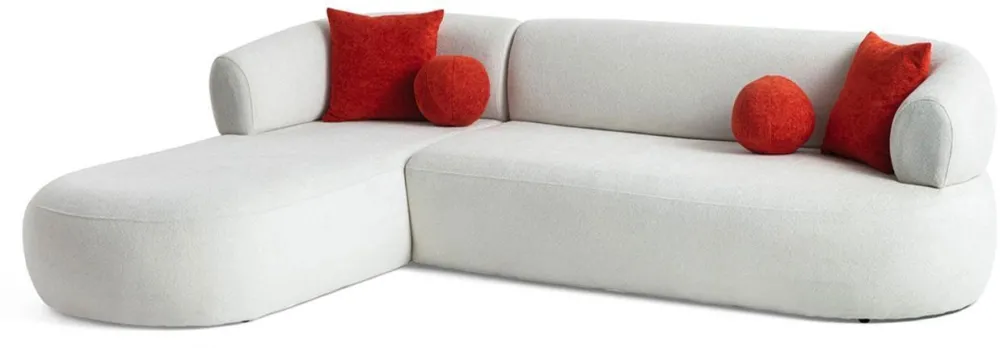 Colțar Atelier Del Sofa Roma Left, Alb
