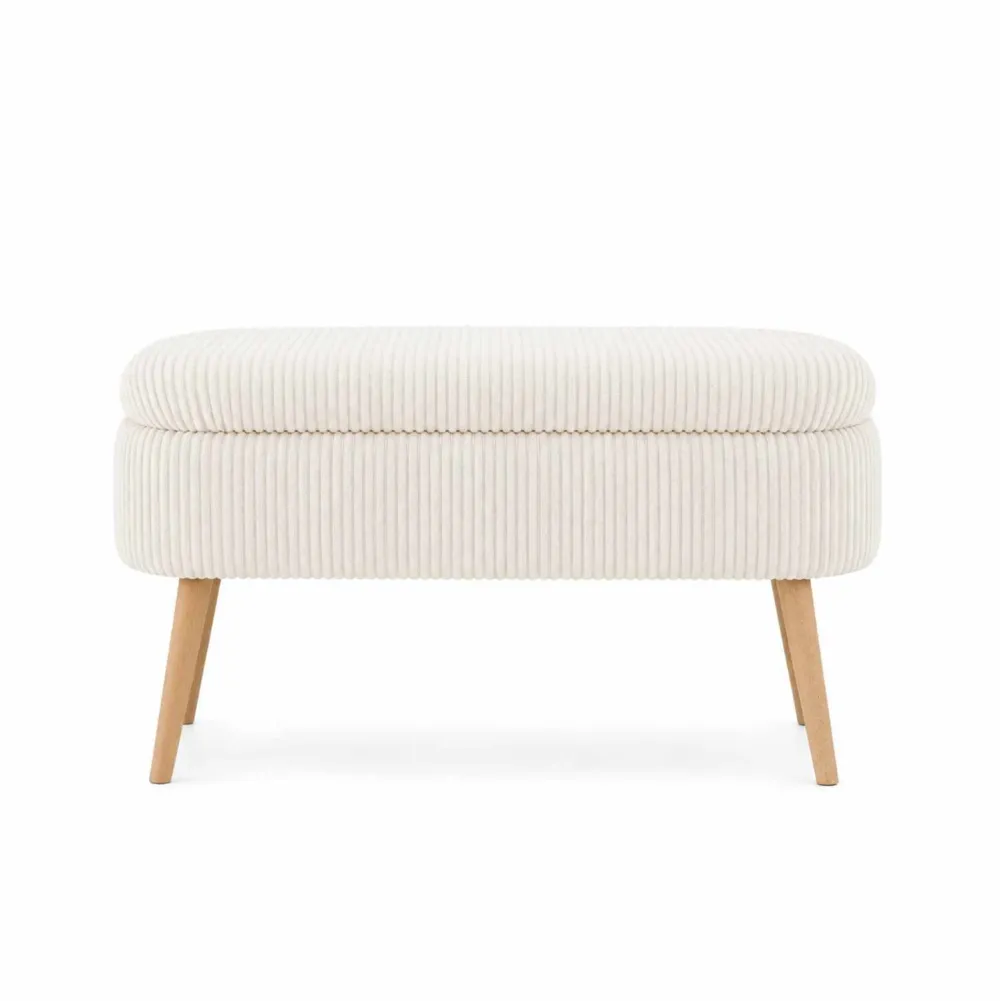 Puf Atelier Del Sofa Oslo Linen, Crem