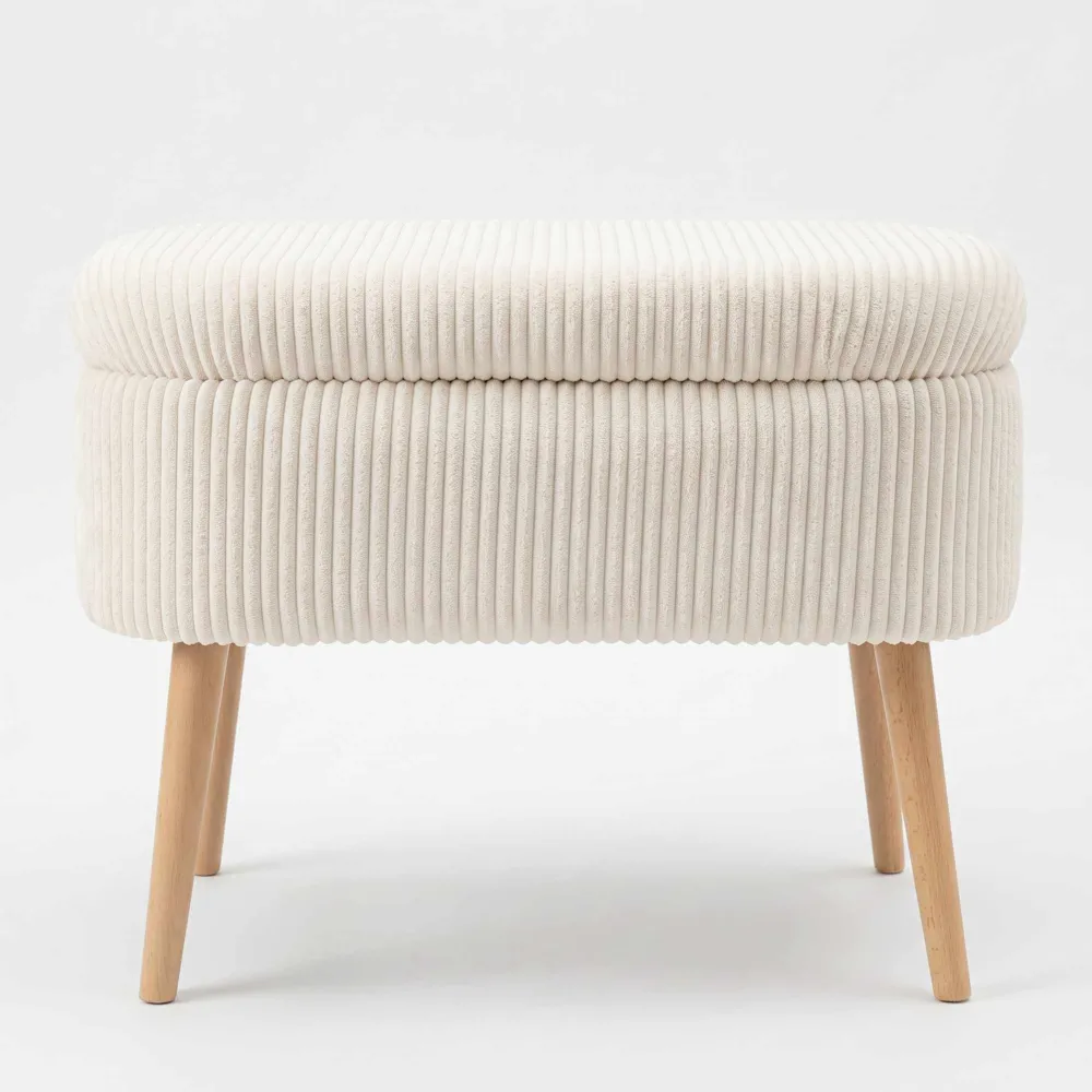 Puf Atelier Del Sofa Mini Oslo Linen, Crem