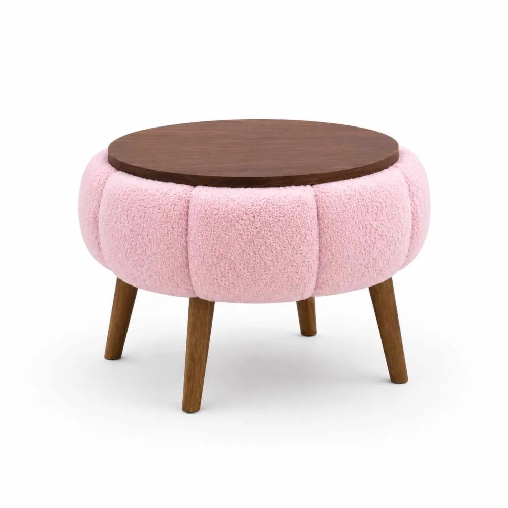 Măsuță laterală Atelier Del Sofa Papatya, Roz