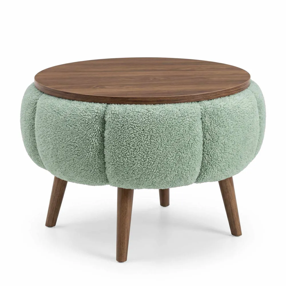 Măsuță laterală Atelier Del Sofa Papatya, Verde
