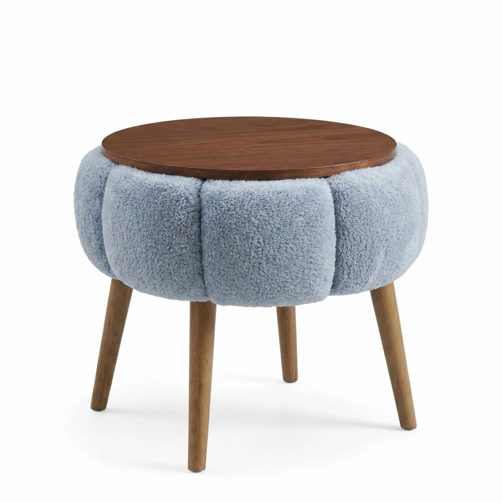 Măsuță laterală Atelier Del Sofa Papatya, Gri