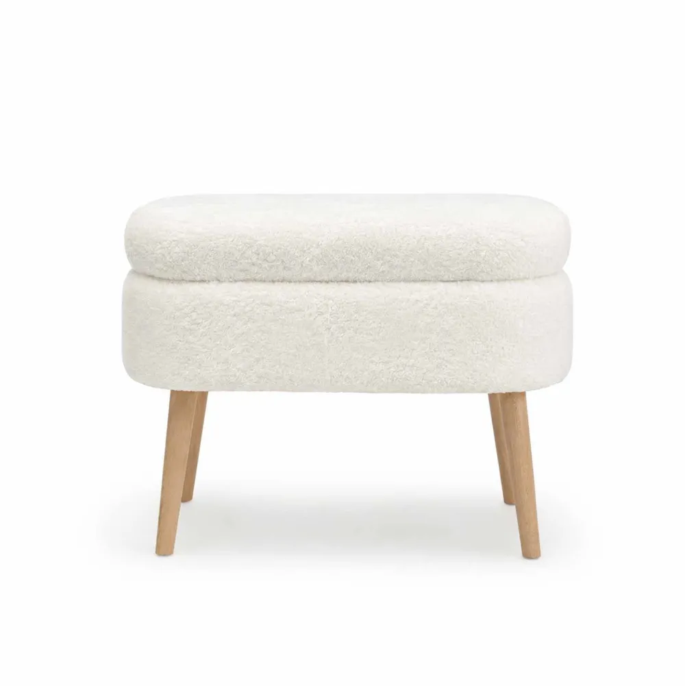 Puf Atelier Del Sofa Mini Oslo, Alb