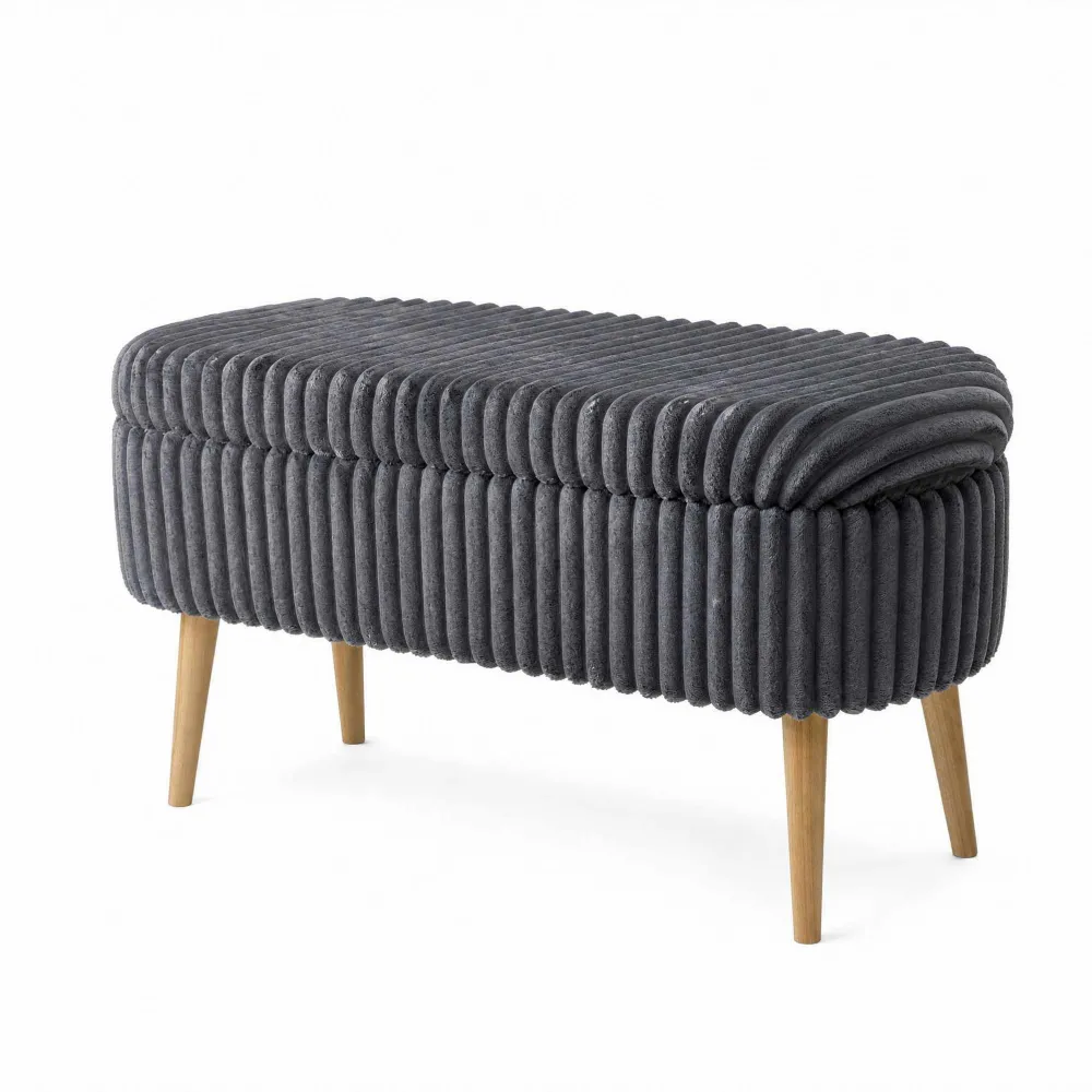Puf Atelier Del Sofa Oslo Linen, Antracit Toscano