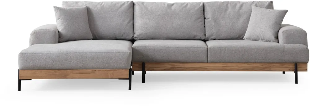 Colțar Atelier Del Sofa Eti Oak Left, Gri