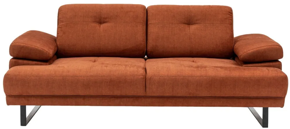 Canapea extensibilă 2 locuri Atelier Del Sofa Mustang, Portocaliu