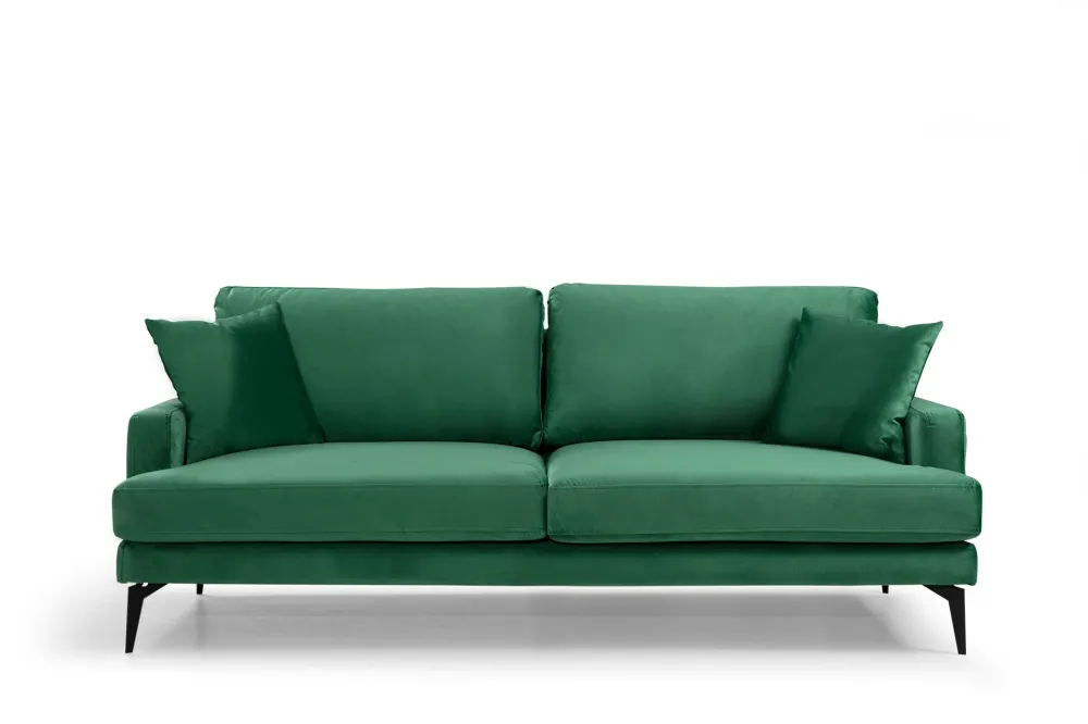 Canapea 3 locuri Atelier Del Sofa Papira 3 Seater, Verde