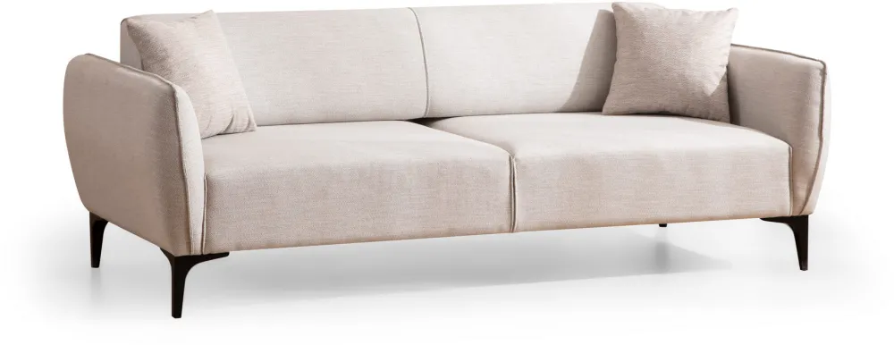 Canapea 3 locuri Atelier Del Sofa Belissimo, Alb murdar