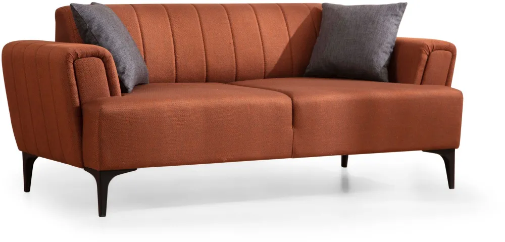 Canapea 2 locuri Atelier Del Sofa Hamlet, Roșu țiglă