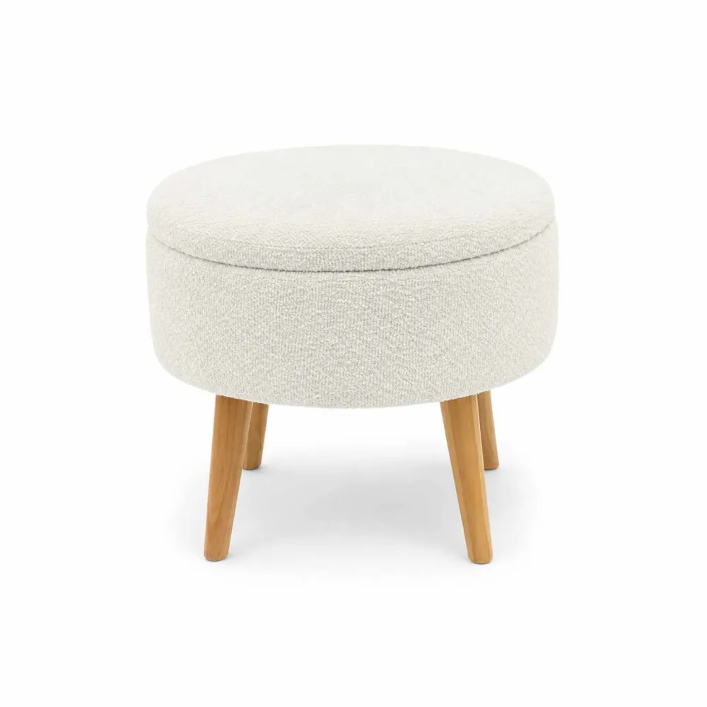 Puf Atelier Del Sofa Berlin Wellsoft, Alb
