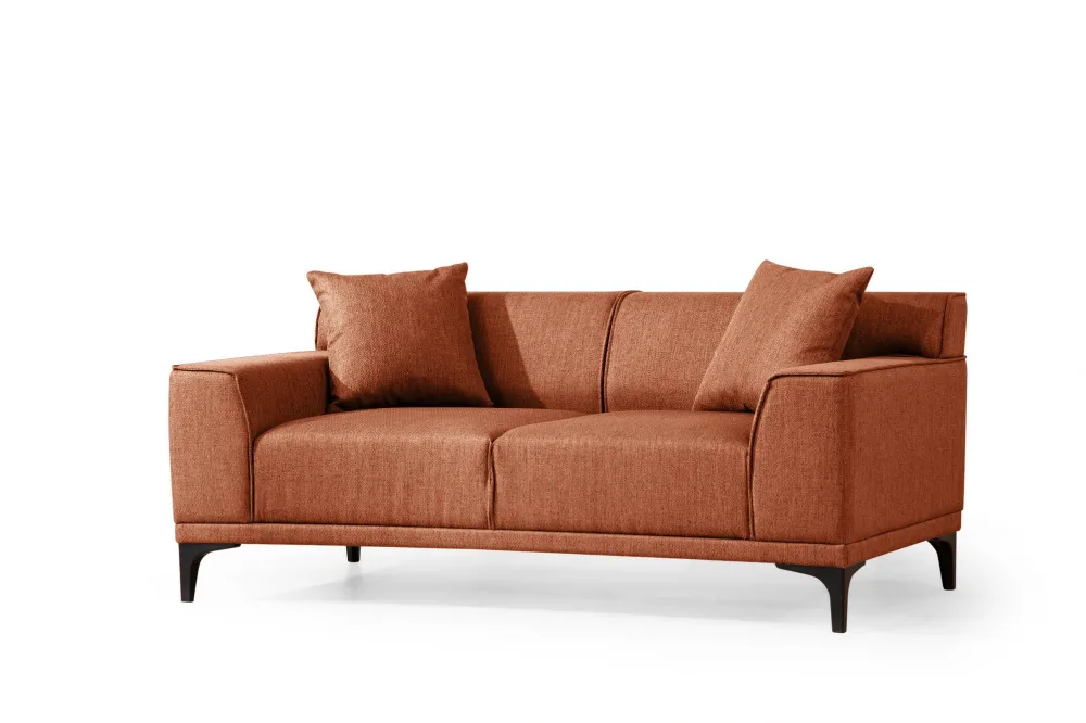 Canapea 2 locuri Atelier Del Sofa Petra 2, Portocaliu