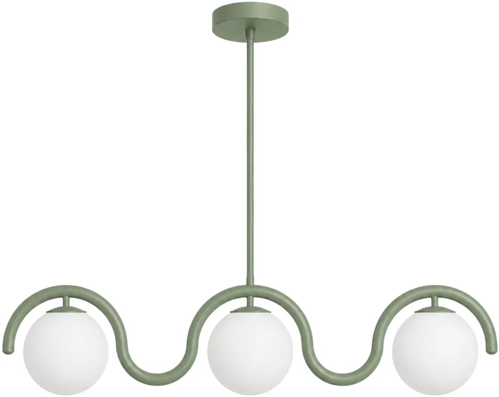 Lustră Opviq GEDIK-20442-B, Verde mentă