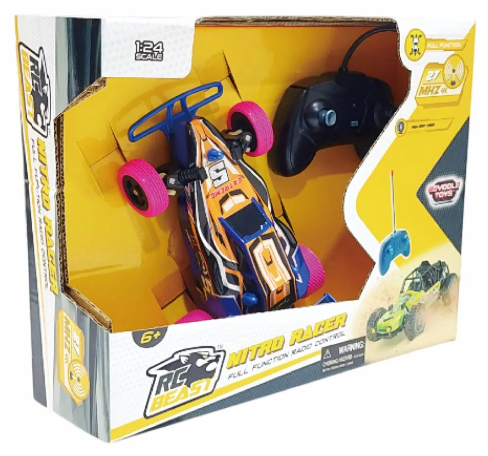 Masina CEVODLE MASINUTA TELE.NITRO 1/24,19CM,DIV.CUL.