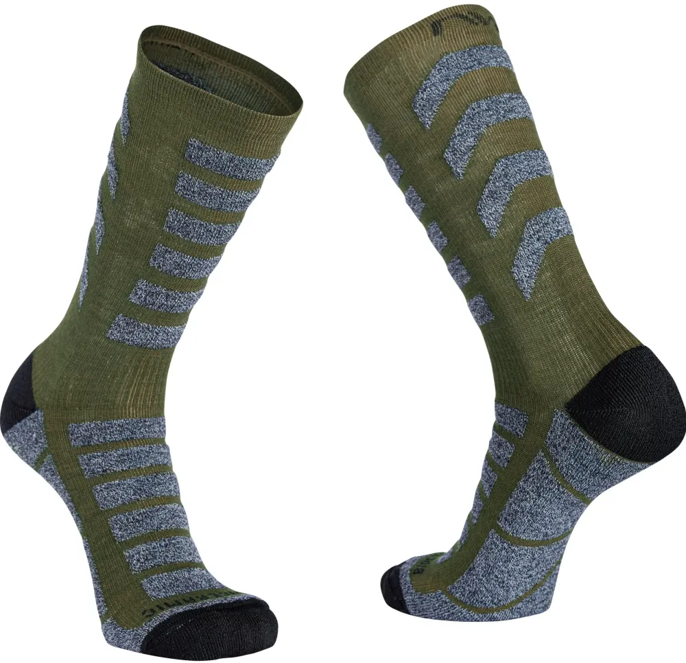 Northwave - sosete ciclism iarna - Husky Ceramic - verde - XS