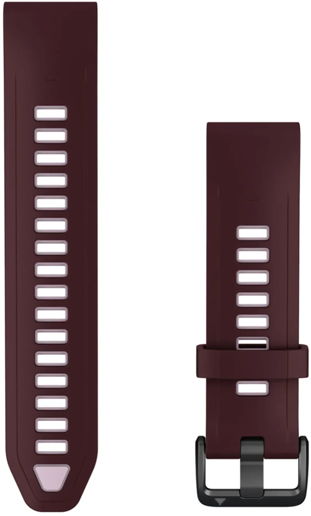 Garmin - curea silicon - QuickFit 22 watch band - Dark Cherry I Dust Rose