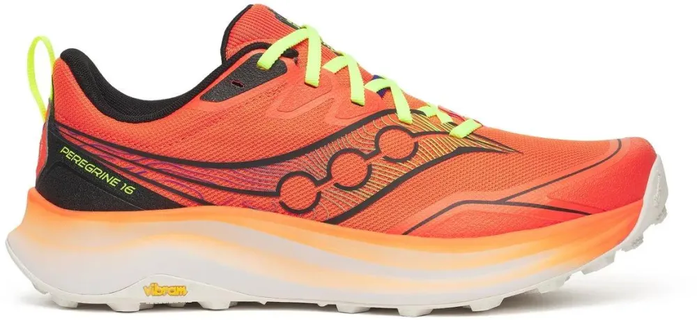 Saucony - pantofi alergare trail - Peregrine 16 - Fire | Black - 44