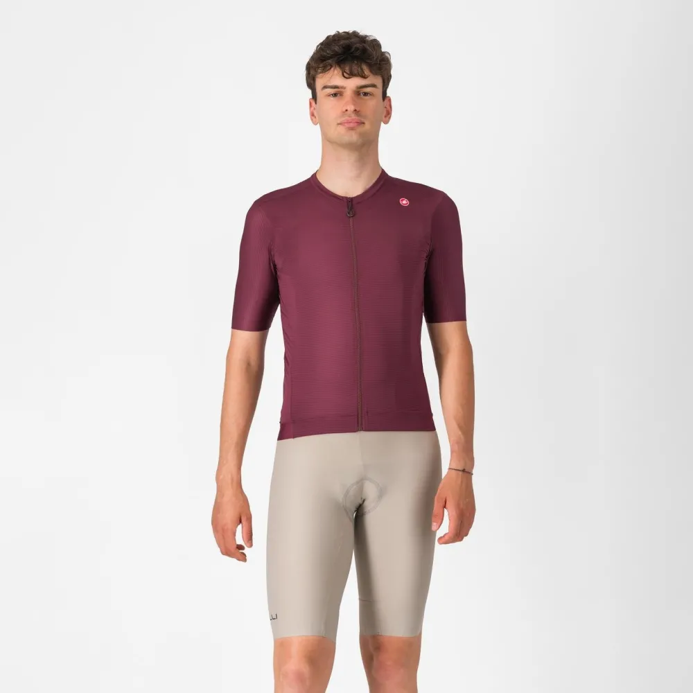 Castelli - pantaloni ciclism scurti cu bretele - Espresso Bibshort - argila - XXL