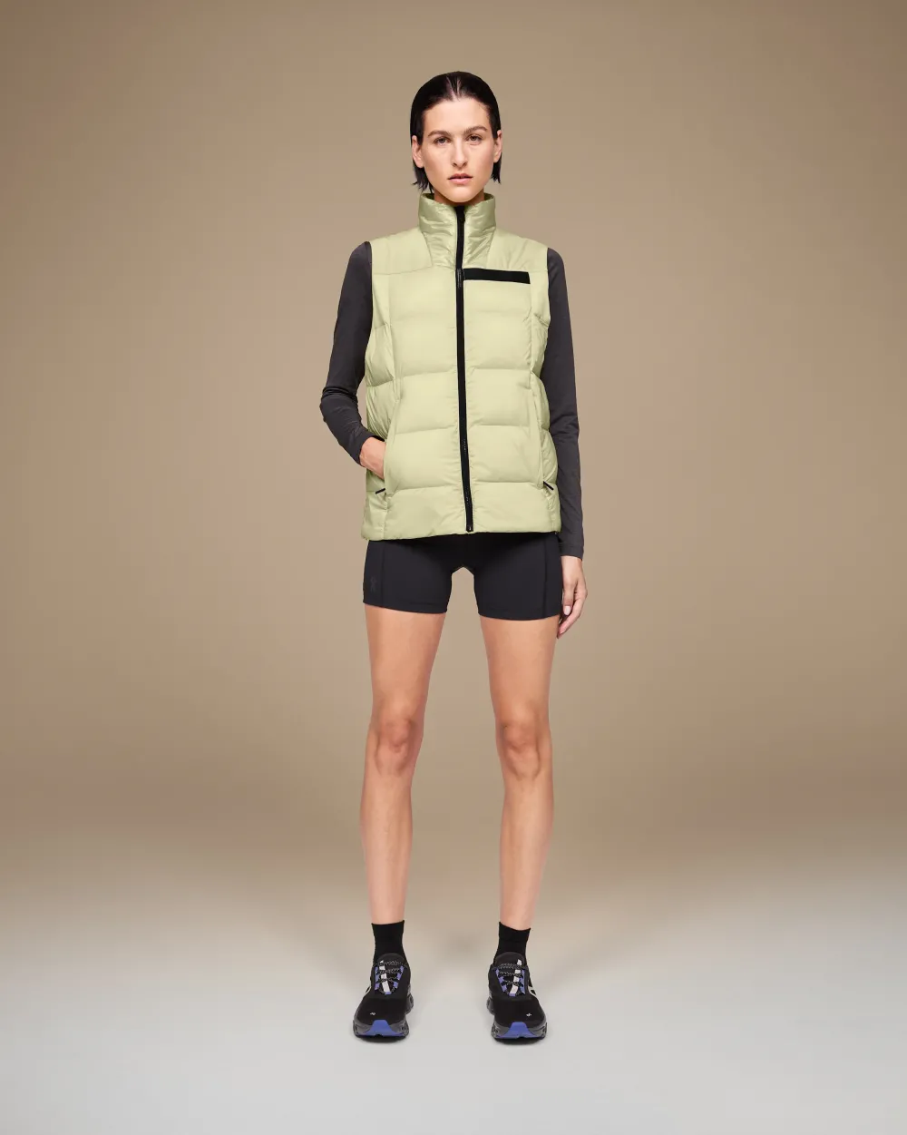 On - vesta puf - Challenger Vest W - Endive - M