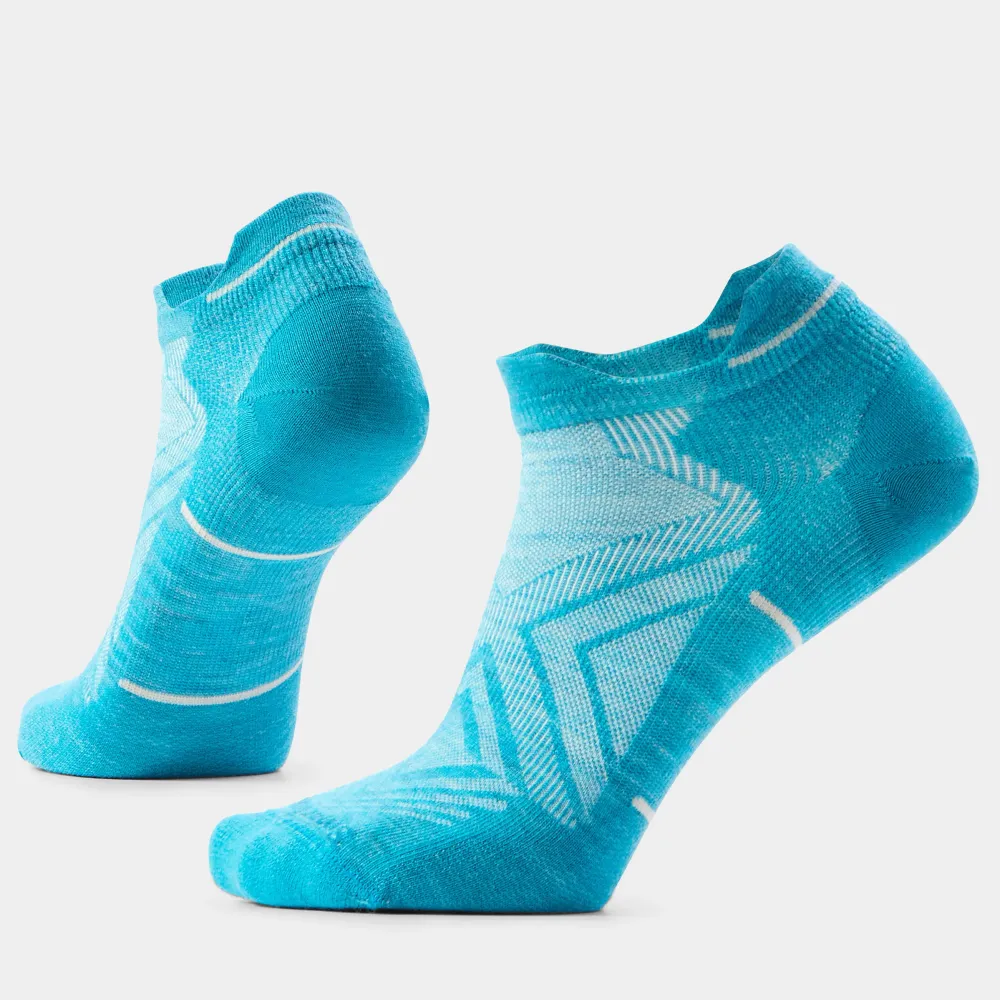 Smartwool - sosete merino - Low Ankle | Zero Cushion | Run W - White/Capri - M (38-41)