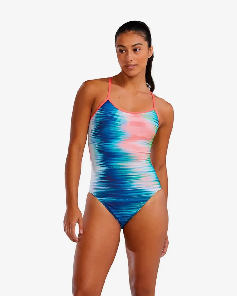 TYR - costum inot intreg pentru femei - BRAVURA Durafast Elite Trinityfit W - white | multi - 26 (XS)