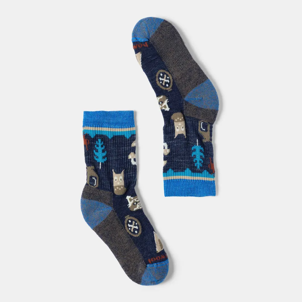 Smartwool - sosete merino - Hike Critter Cache Crew Socks K - Deep Navy - L (35-38)