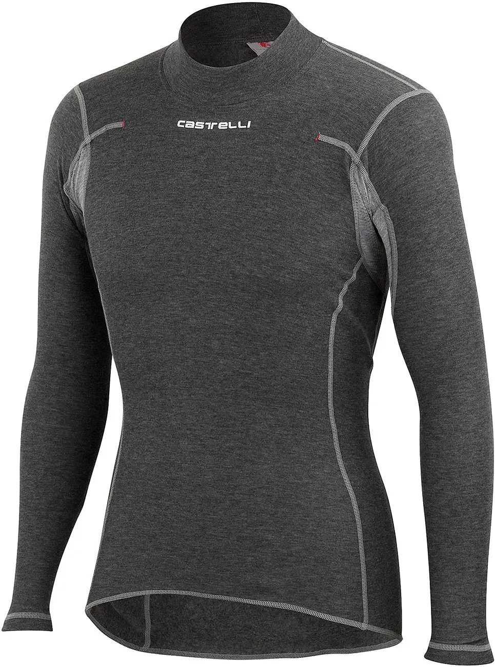 Castelli - bluza corp maneca lunga -2-10 gr C - Flanders Warm LS - gri - XL