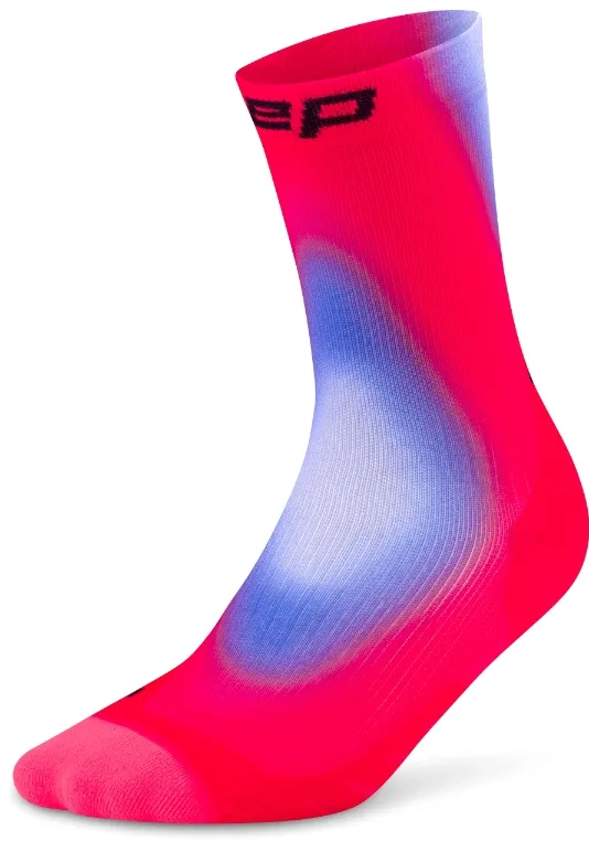 CEP - sosete compresie medii - run edt. gradient 5.0 - pink/blue